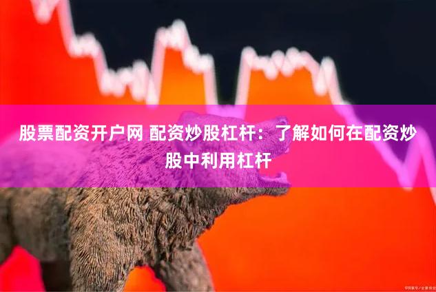 股票配资开户网 配资炒股杠杆：了解如何在配资炒股中利用杠杆